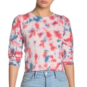 John & Jenn tie-dye cropped sweater